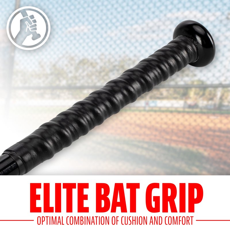 Baseball Training Bat and Ball Set - 30 Inch Lightweight Swing Trainer