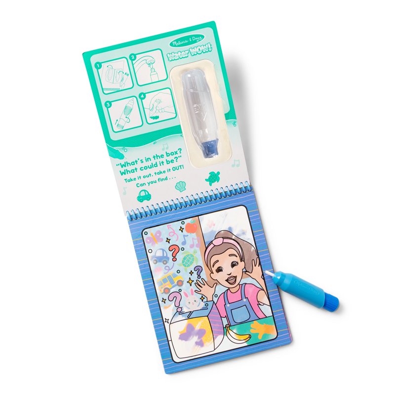 Melissa & Doug Water WOW Color-Reveal Activity Pad for Early Learning Ages 3+