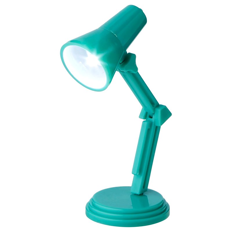 Portable Book Light Clip-On Desk Lamp with Flexible Arm for Reading