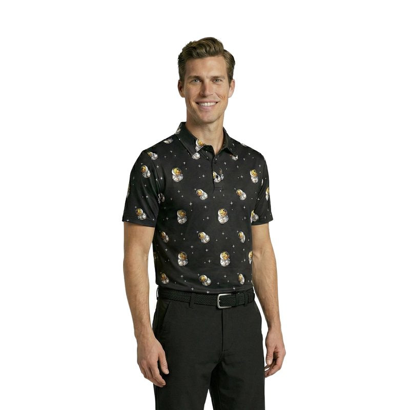 Men's Golf Polo Shirts with UPF Sun Protection & Stretch - Multiple Sizes & Colors