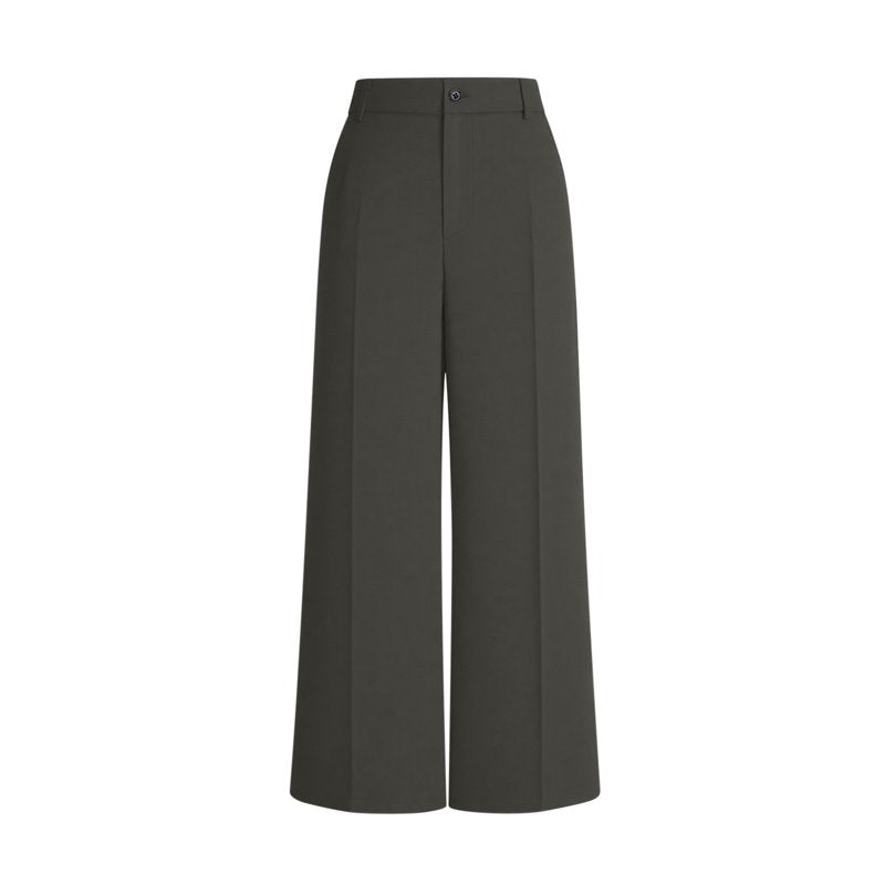 High Waisted Women's Dress Pants - Straight Leg Business Casual Trousers