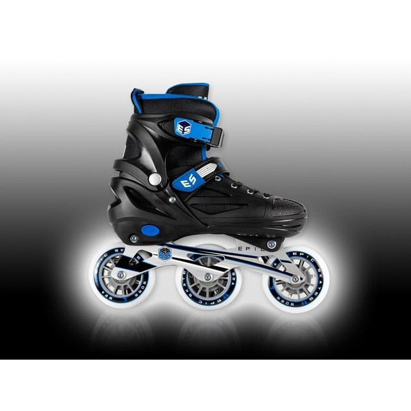 Youth Inline Skates with 125mm Wheels, Aluminum Frame & Comfort Fit