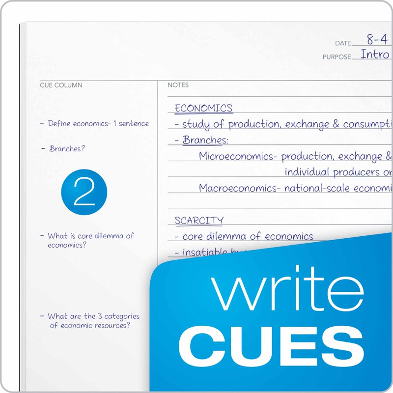 Oxford FocusNotes 1-Subject Notebook 9x11 100 Sheets - Academic & Study