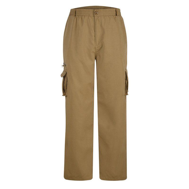 Men's Cargo Pants with Pockets - Slim Fit Outdoor Joggers for Hiking & Work