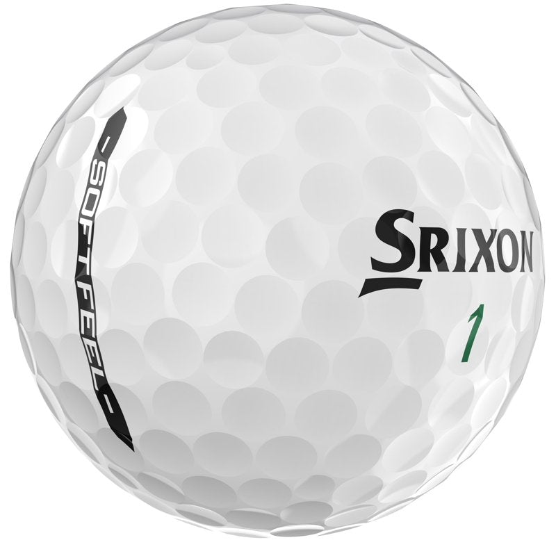 Srixon Soft Feel Golf Balls 14 Pack - White, Red, Green, Yellow