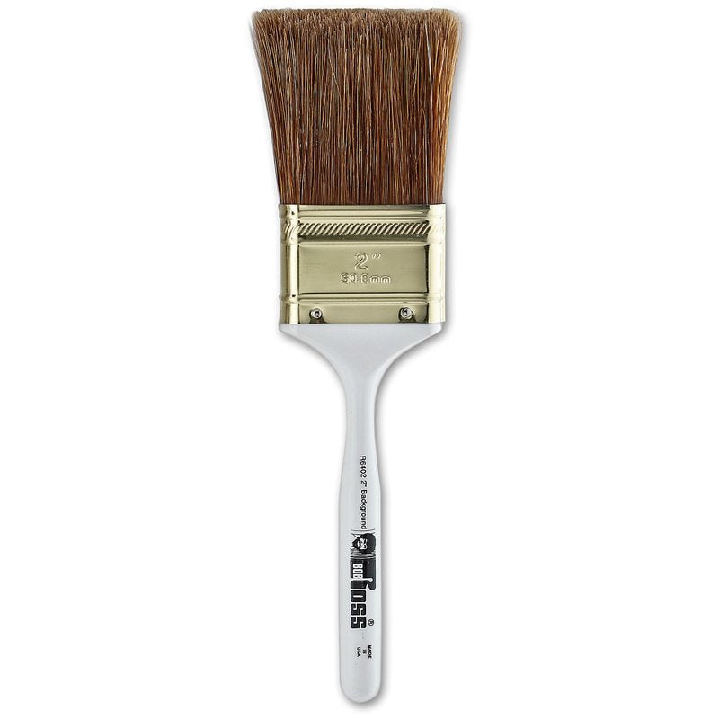 Bob Ross 1-Inch Round Foliage Oil Brush for Landscape Painting