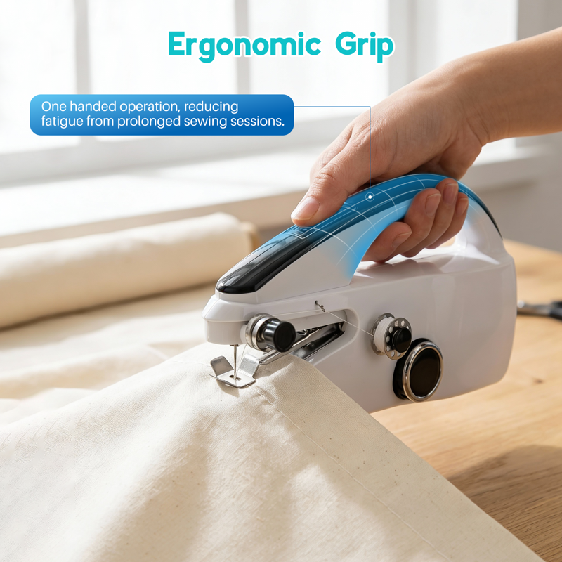 Portable Handheld Sewing Machine with 2 Speed Modes for Home Travel