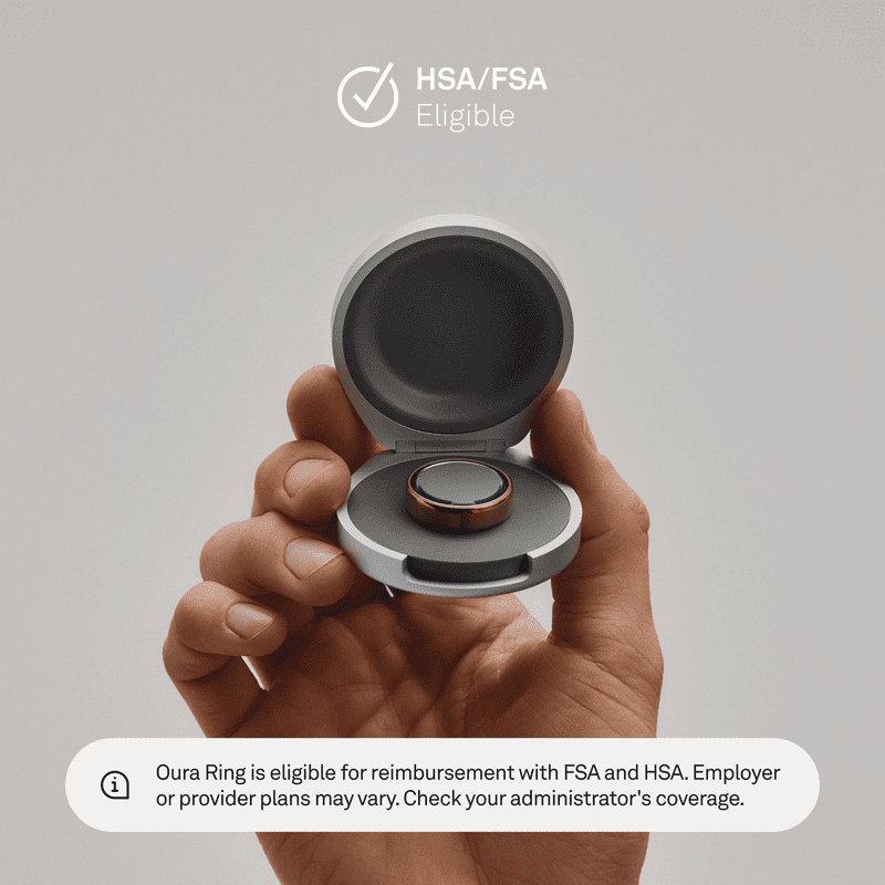 Oura Ring 5 Charging Case - Up to 30 Days Battery Life - Size-Selective USB-C
