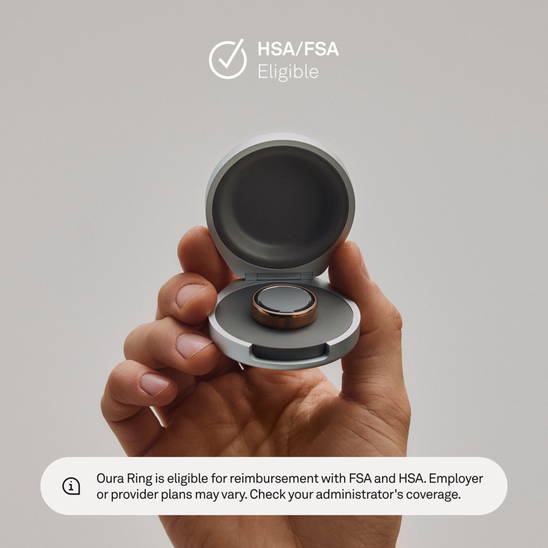Oura Ring 5 Official Charging Case - Size-Select Power Bank for Sleep & Health