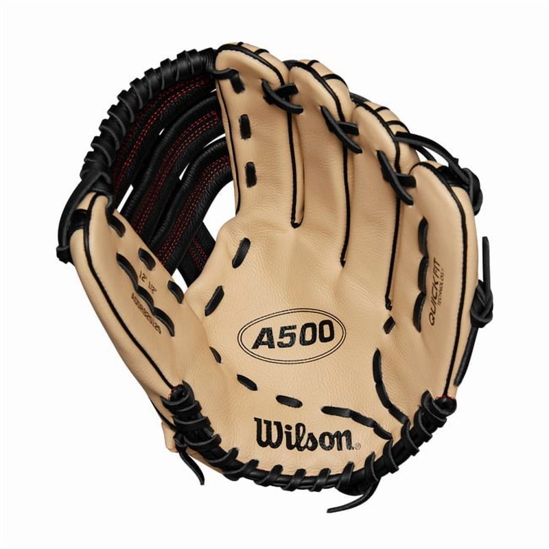 Youth 12.5-inch Baseball Glove for Outfield Play - Leather, Adjustable Fit