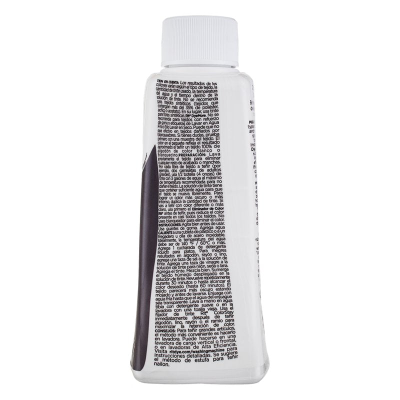 All-Purpose Liquid Fabric Dye - Charcoal Grey, 8 oz for Textile & Household Use