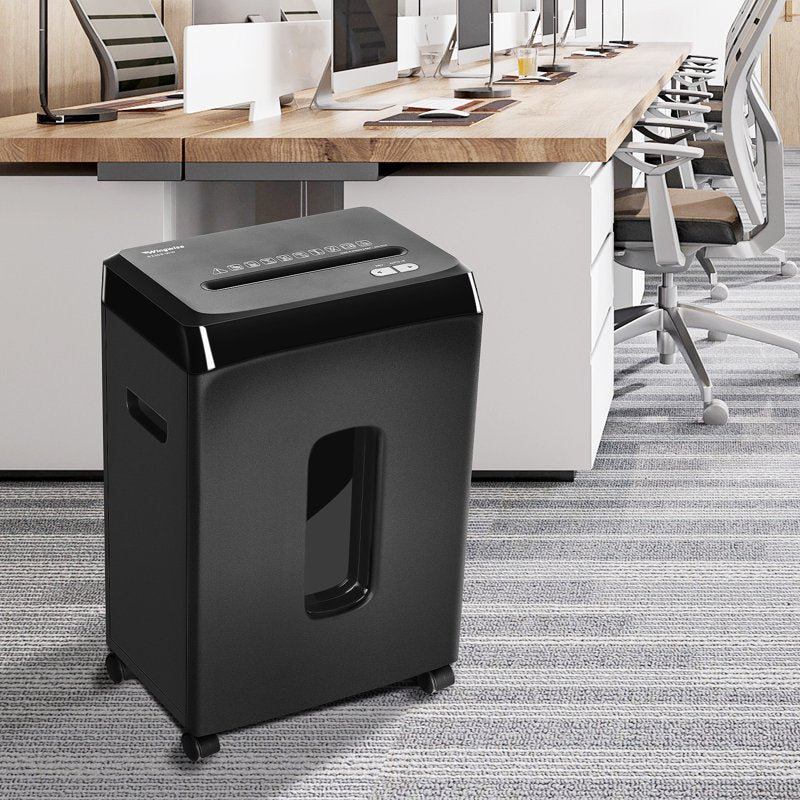 8-Sheet Cross Cut Paper Shredder with 4-Gallon Wastebin for Home Office Security