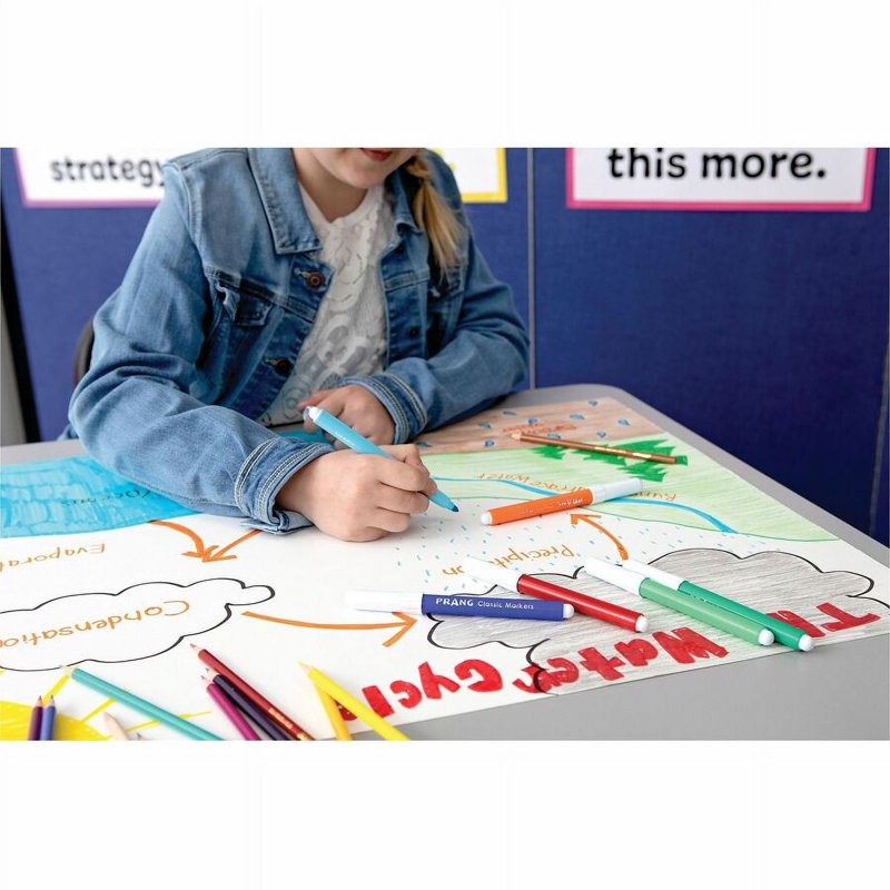 White Recyclable 4-Ply Railroad Board - 22 x 28 Inches, 50 Sheets for Art & Projects
