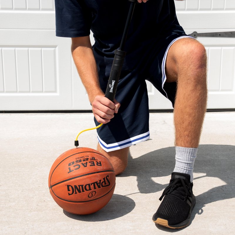 12-Inch Dual Action Air Ball Pump for Inflating Sports Balls