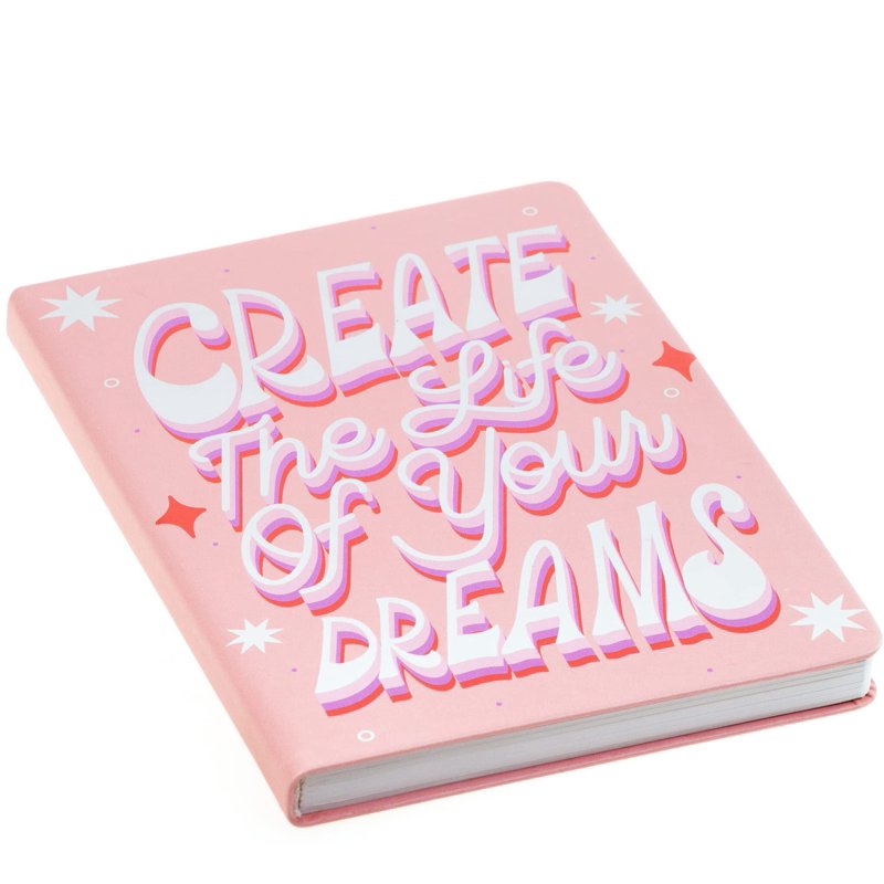 Create Dreams 6x8 Inch Linen Cover Journal - Ivory 256 Pages