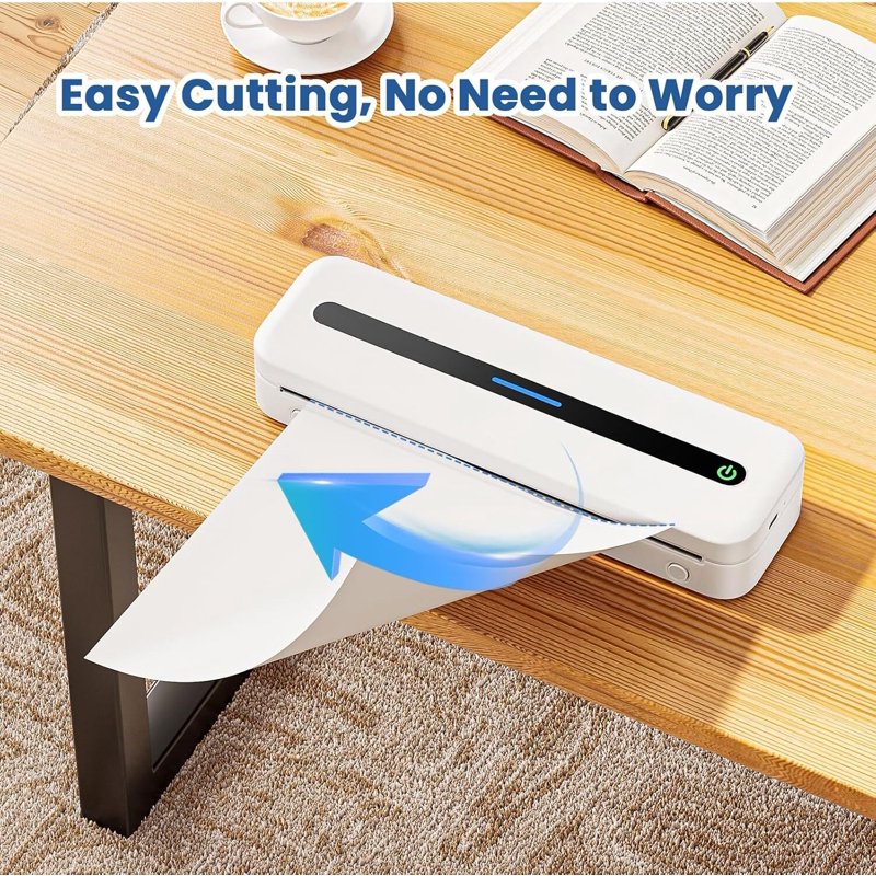 Thermal Paper Rolls 8.5x11 US Letter for Portable Printers - BPA-Free, Long-Lasting, 2 Rolls
