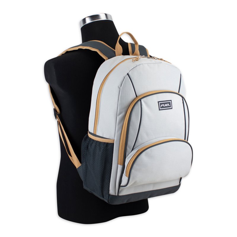 Unisex Triple Pocket Backpack for School & Travel - Multiple Colors