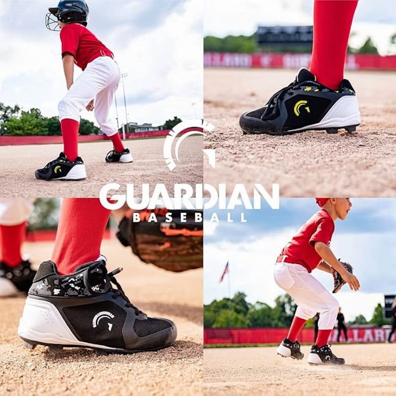 Unisex High Top Baseball Softball Turf Shoes with Extra Ankle Support