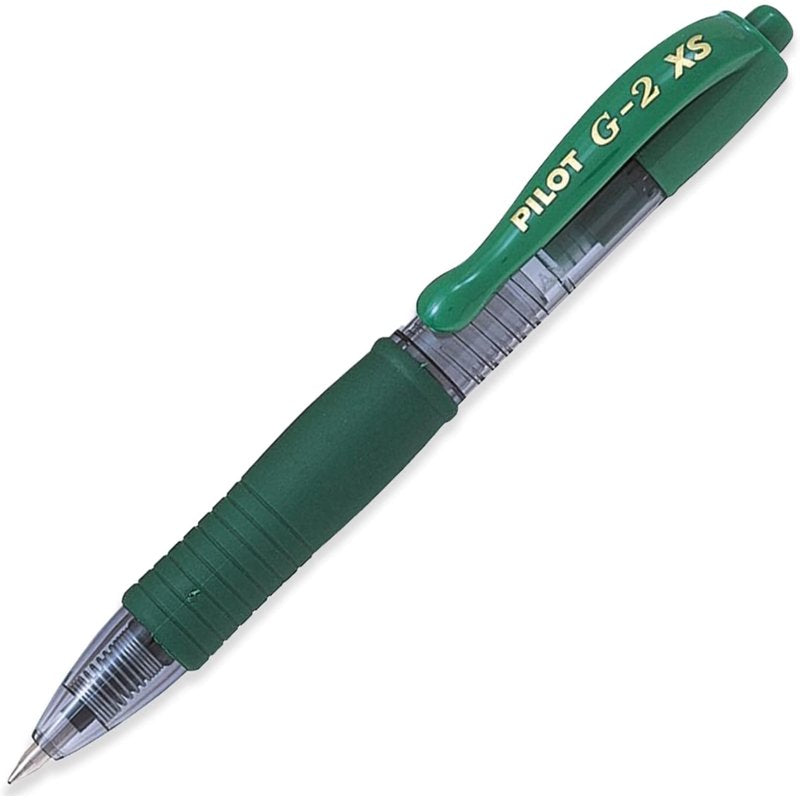 Pilot G2-XS7 Mini Rollerball Pens Set of 5 – 0.7mm, Black Blue Violet Red Green