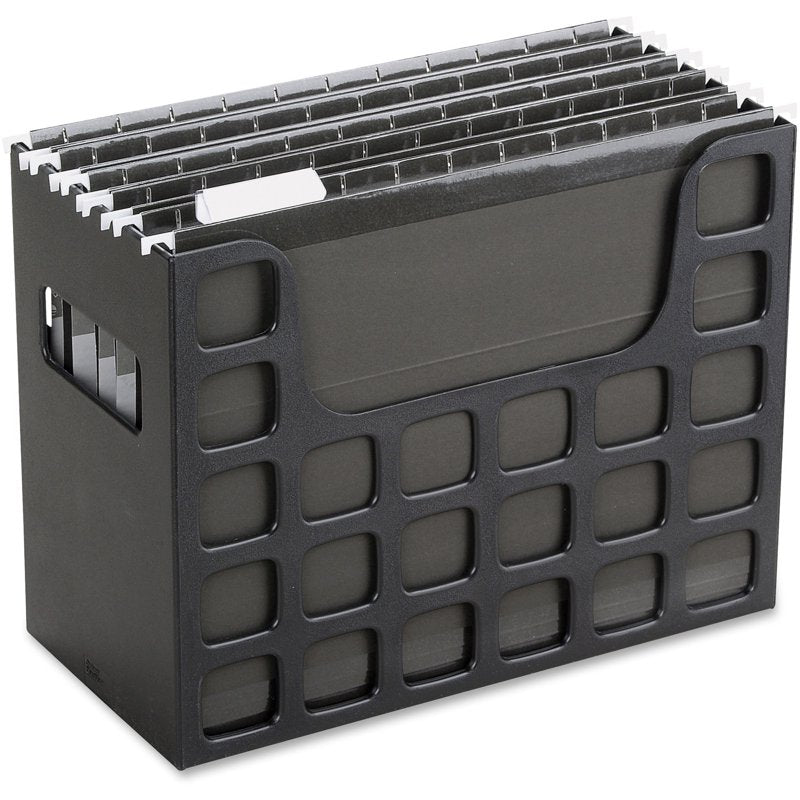 Desktop File Organizer with Hanging Folders - Letter Size Plastic Storage, Multiple Pack Options