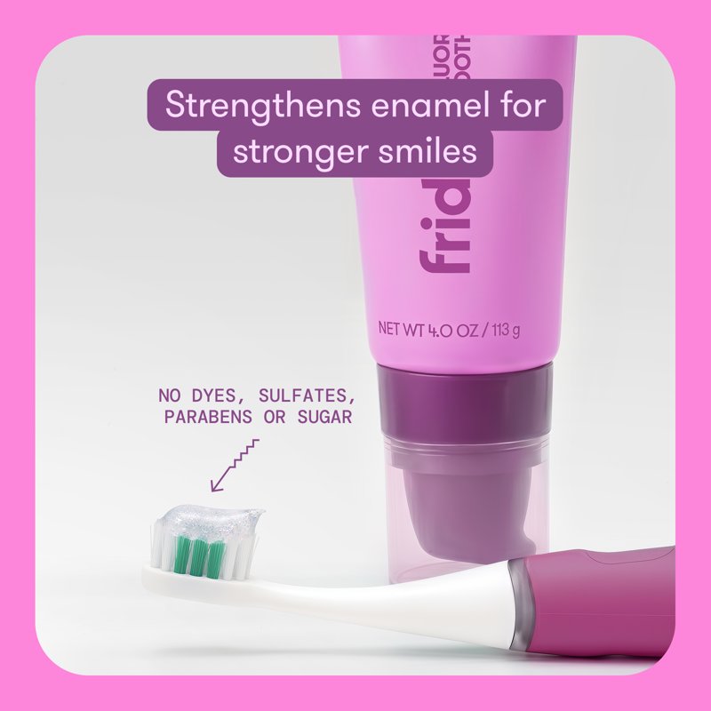 Kids Fluoride Toothpaste with Cavity Protection & Bubble Mint - 4 oz