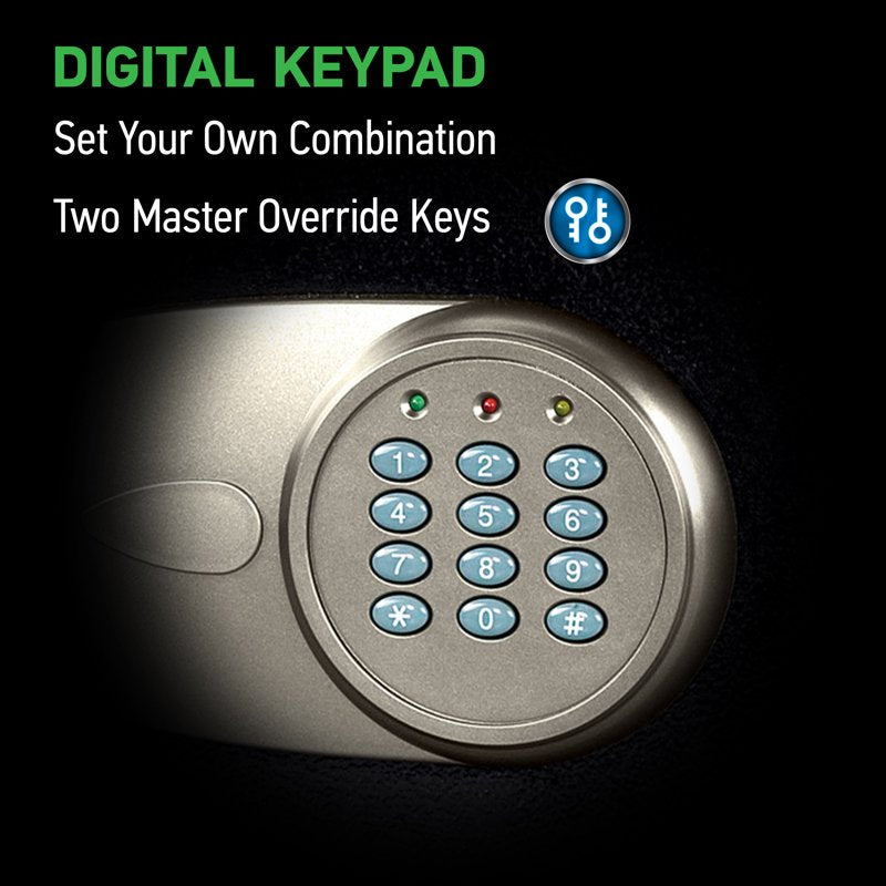 Security Safe with Digital Keypad, 0.78 Cu ft, Home & Office Safe
