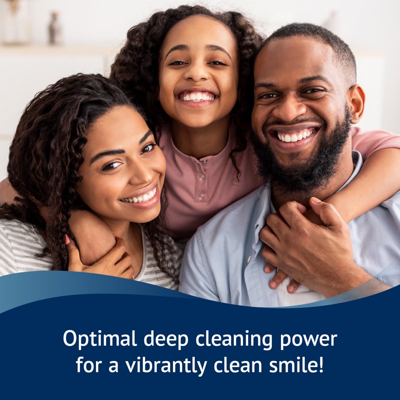 Electric Toothbrush with Charcoal Bristles - Deep Clean & Gum Massager