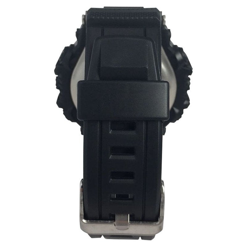 Men's Solar Digital Wristwatch with Water Resistance and Stopwatch
