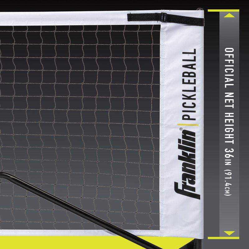 Portable Pickleball Net System - Official Size 22' with Wheels & Carry Bag