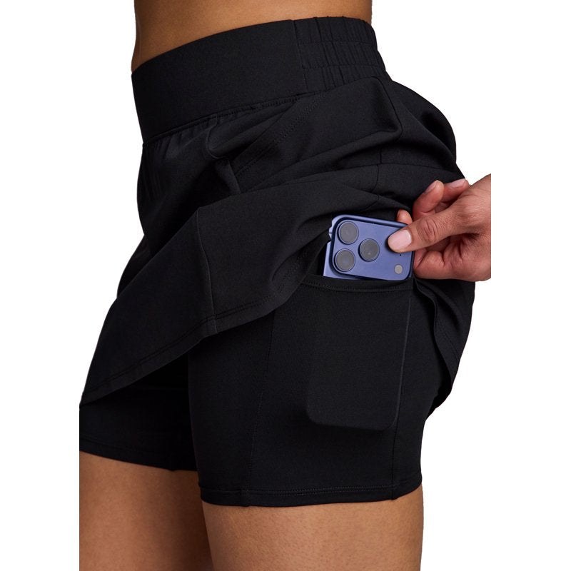 Women's Athletic Skort with Pockets & Bike Shorts - Quick Dry, Stretch Woven