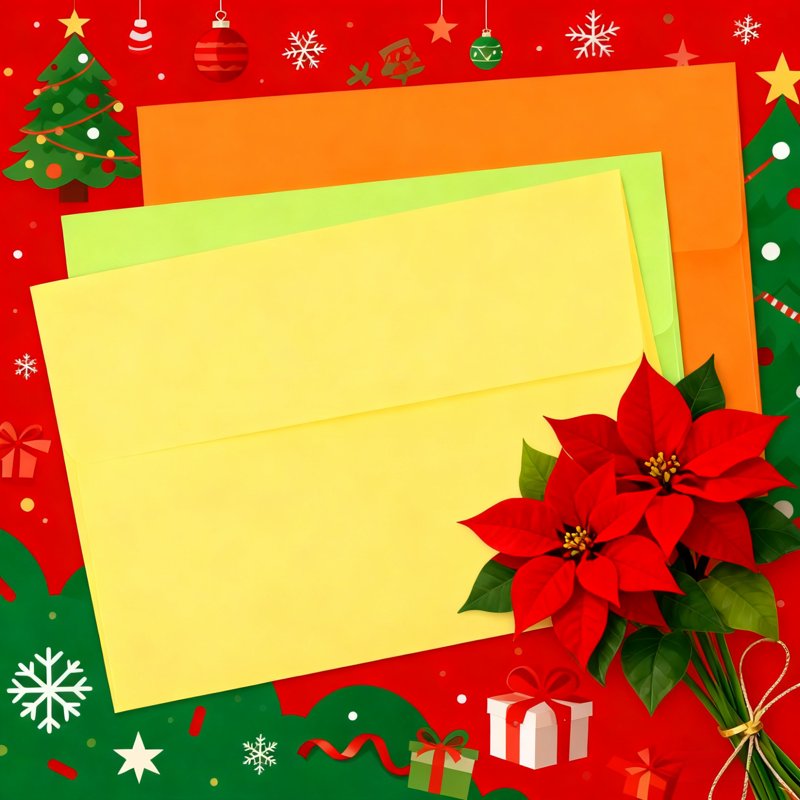 Multicolor Self-Sealing A7 Envelopes for Invitations & Cards, 100 Pack