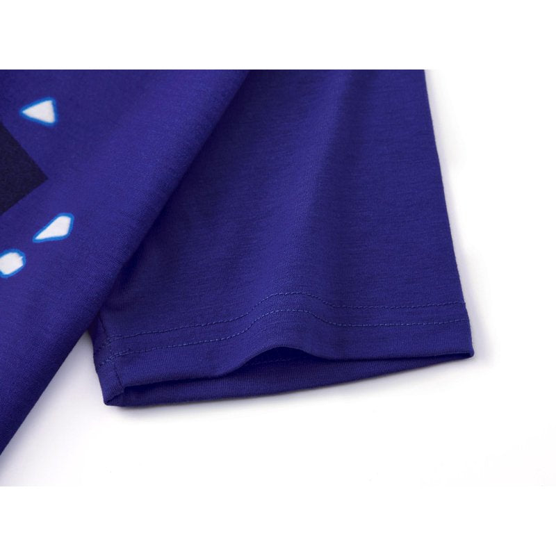Behezac Boys Pajama Set 2-Piece Balls Dark Blue Short Sleeve Size 10 - Variation: Balls Dark Blue