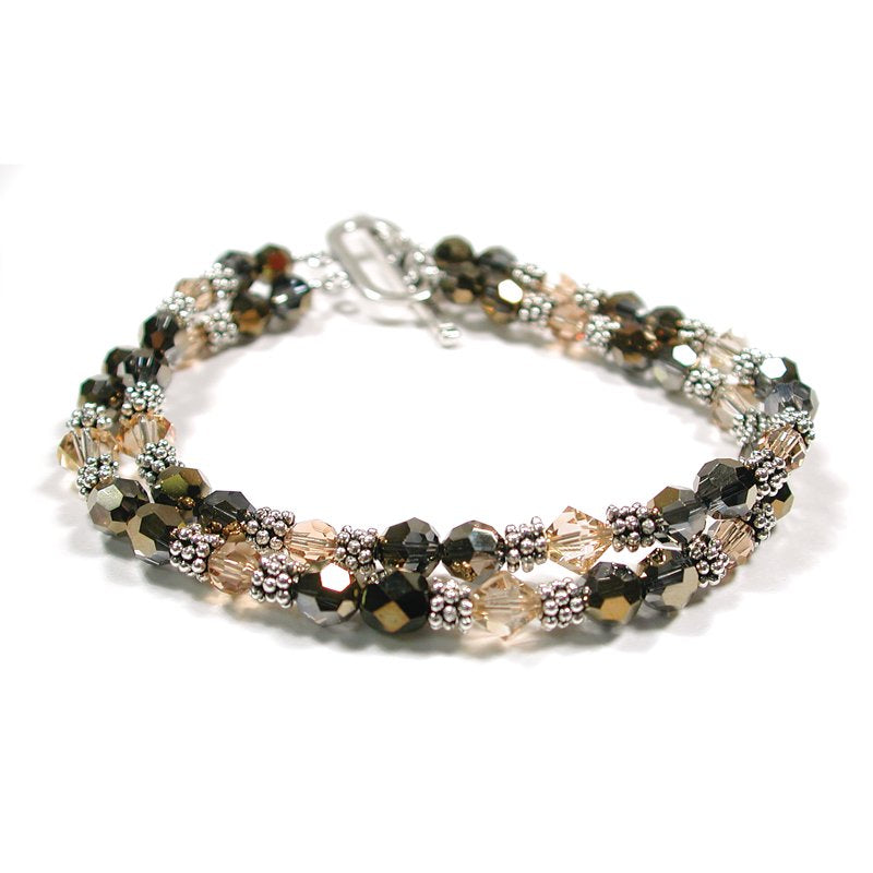 8mm Faceted Crystal Bead Assortment for Jewelry & Crafts - 36pcs