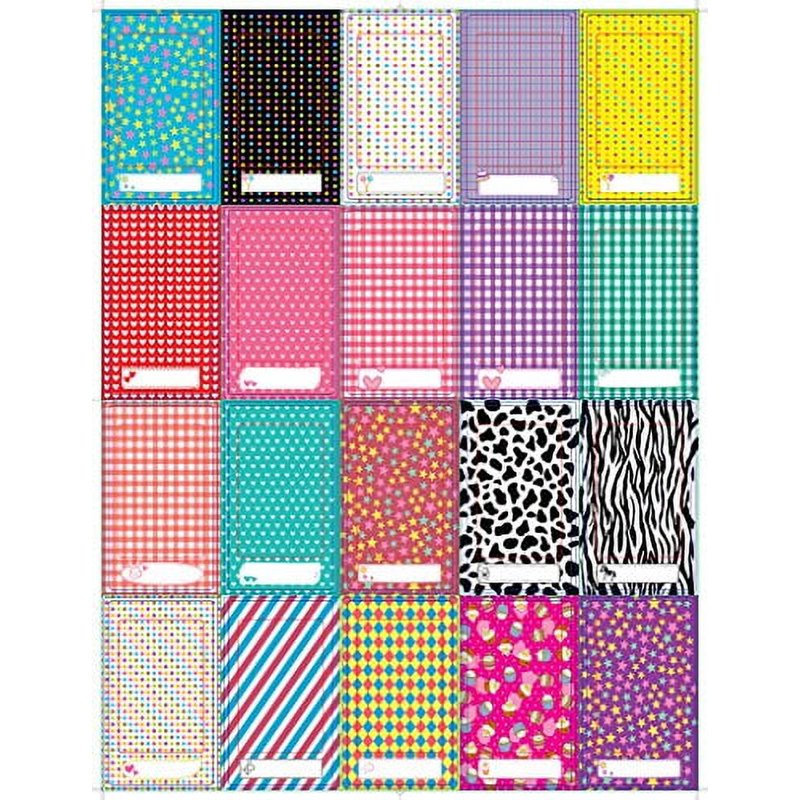 Colorful Photo Border Stickers Pack for Mini Photos - 100 Pieces