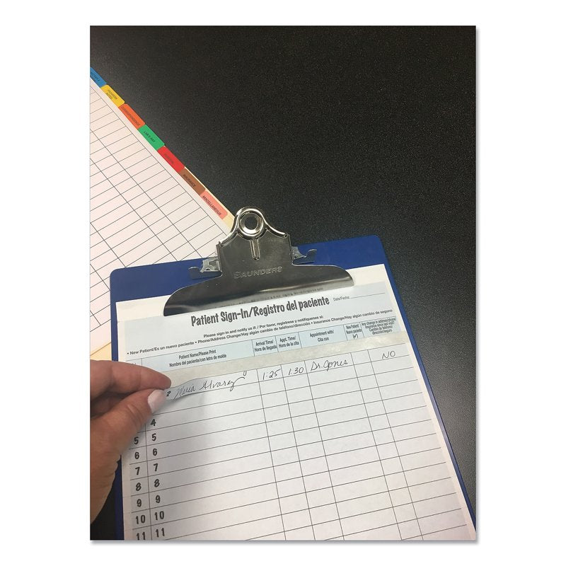 Patient Sign-in Label Forms - 125 Pack Confidential, Removable & Bilingual