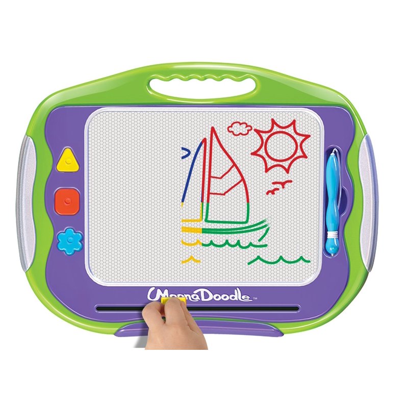 Color Magna Doodle Deluxe Magnetic Drawing Board with Pen and Stamps