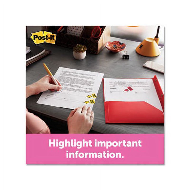 Page Flags in Desk Grip Dispenser - Assorted Colors, 200 Flags per Dispenser