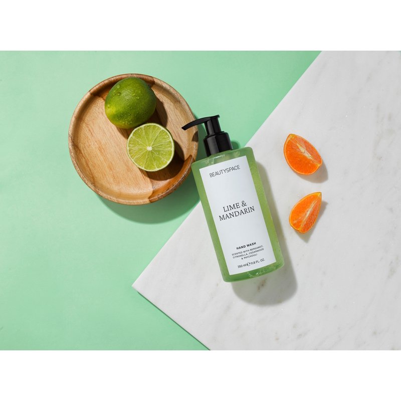 Hand Wash with Lime & Mandarin - 2 Pack, 11.8 oz each - Vegan, Paraben & Sulfate Free