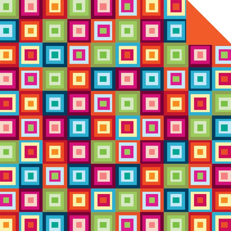 Rainbow Pattern Double-Sided Origami Paper Sheets 500 Pack - 6 Inch