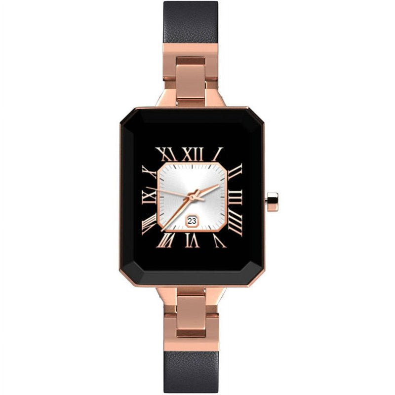 Rose Gold Smart Watch for Women - Fitness & Call Notifications
