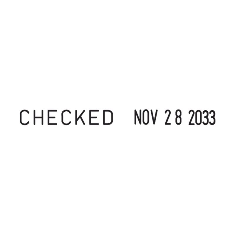 Self-Inking Date Stamp with Office Messages - Trodat Printy 4817