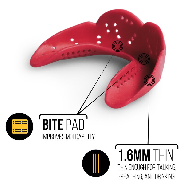 SISU Aero Custom Fit Mouthguard - Thin, Impact-Absorbing Sports Protection
