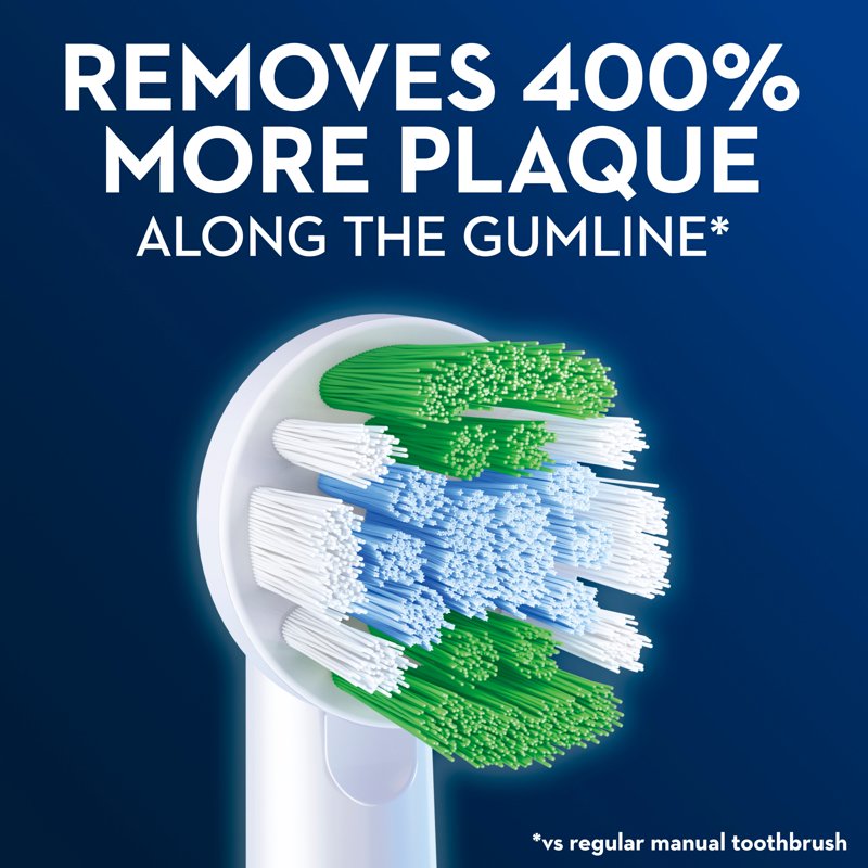 Electric Toothbrush Replacement Heads - 2 Count for Oral‑B PrecisionCleanX