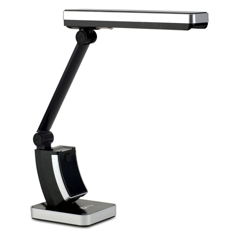 OttLite 13W Slimline LED Desk Lamp, Adjustable Shade, White