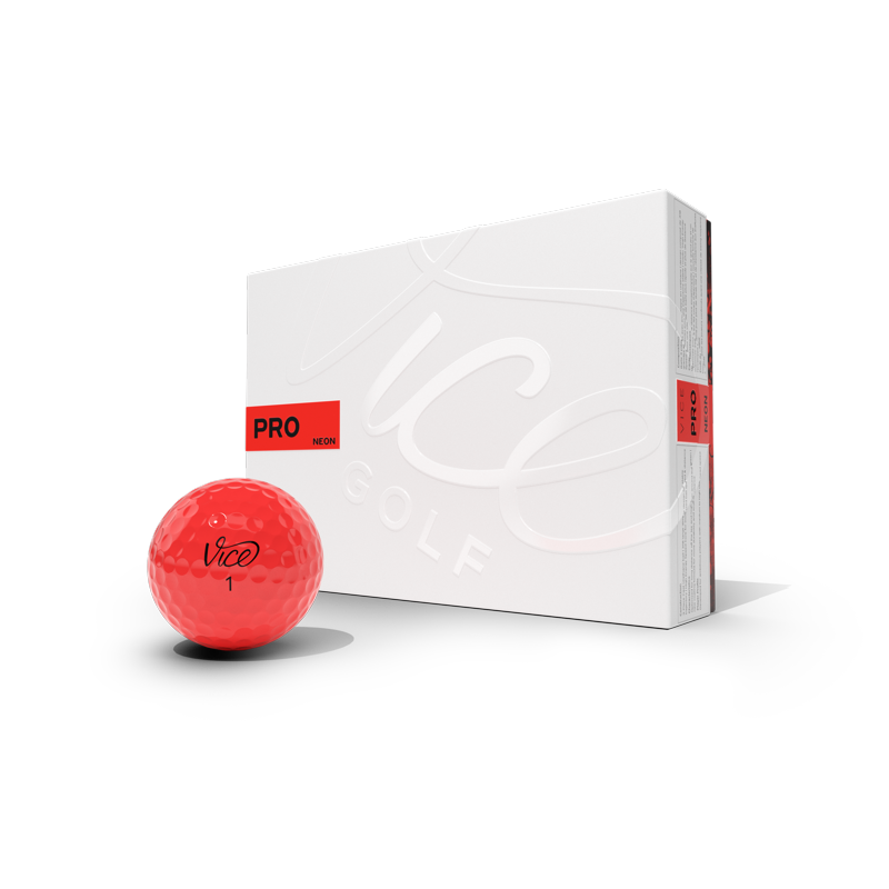 (2 Pack) Vice Pro Golf Balls Neon Red - 12pk, Variation: Neon Red, 2 Pack, 2026