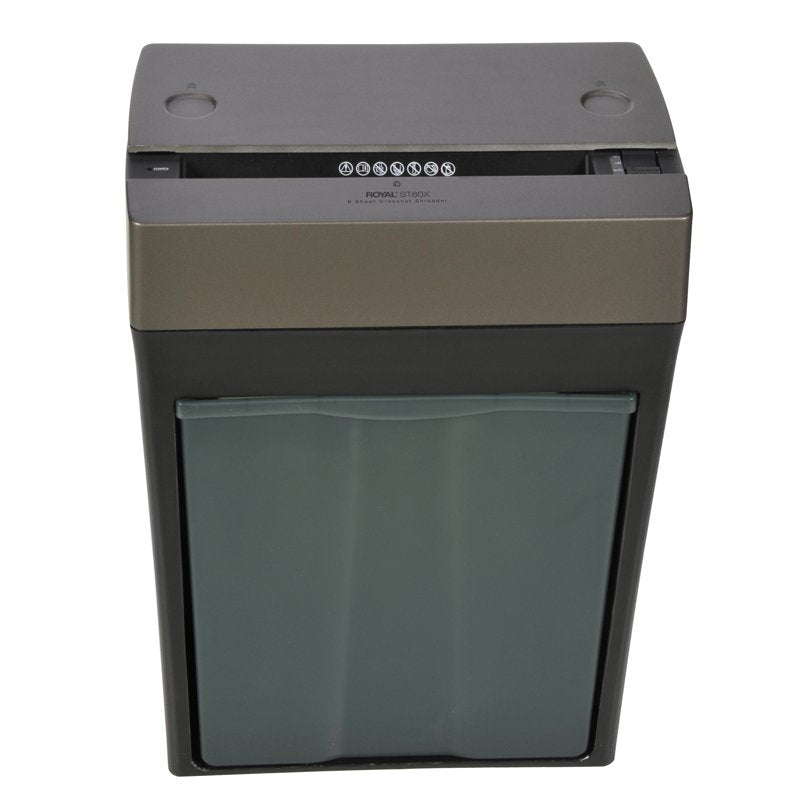 Crosscut Paper Shredder 8-Sheet with Pullout Basket for Home Office
