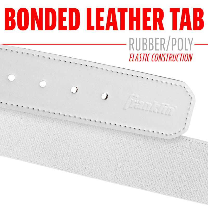 Adult Baseball Belt - Adjustable White Sports Waistband for Softball & T-Ball