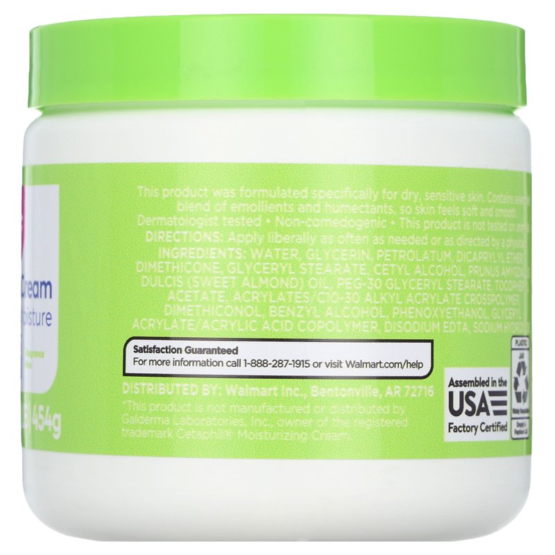 Equate Gentle Skin Cream 3 Pack - Moisturizer for Sensitive Skin