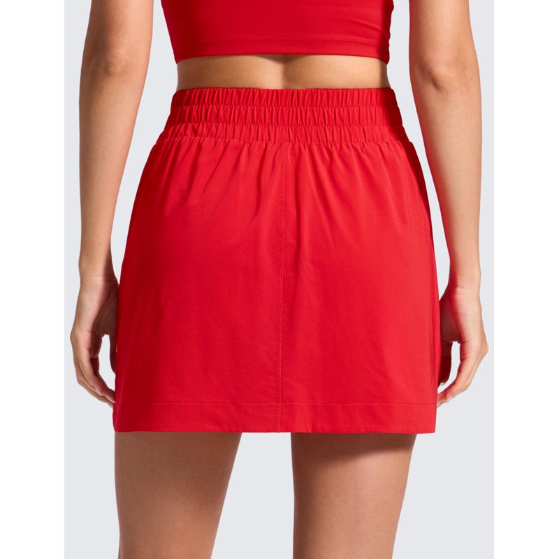 High Waisted Athletic Tennis Skirt with Inner Shorts & Pockets for Women