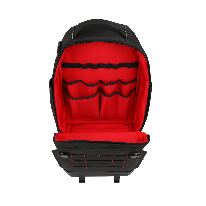 Tool Backpack for Worksite Storage with Multiple Compartments